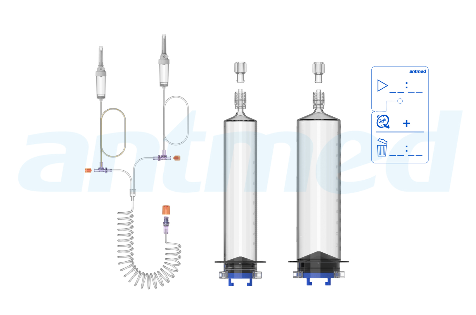 24hours Multi-patient syringe system