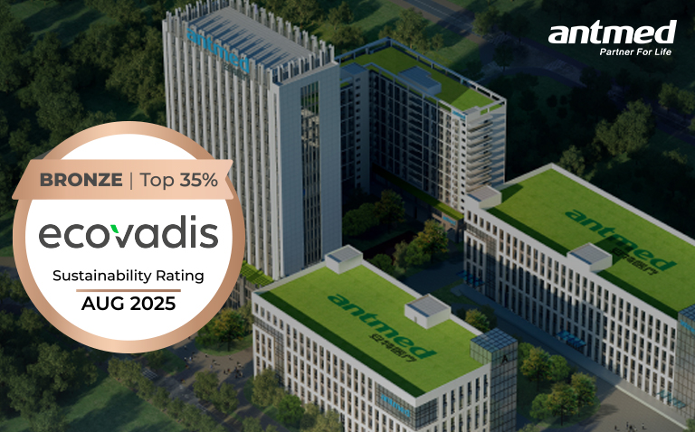 “Green” Milestone! Antmed Awarded EcoVadis Bronze Medal, ESG Performance Recognized Internationally